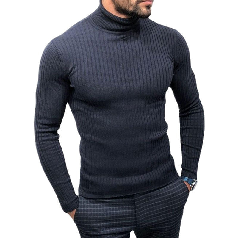 Men’s Roll Neck - Long Sleeve Casual Jumper