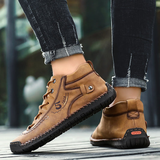 Men's Casual Shoes – Low-Top Martin Style Tooling Shoes