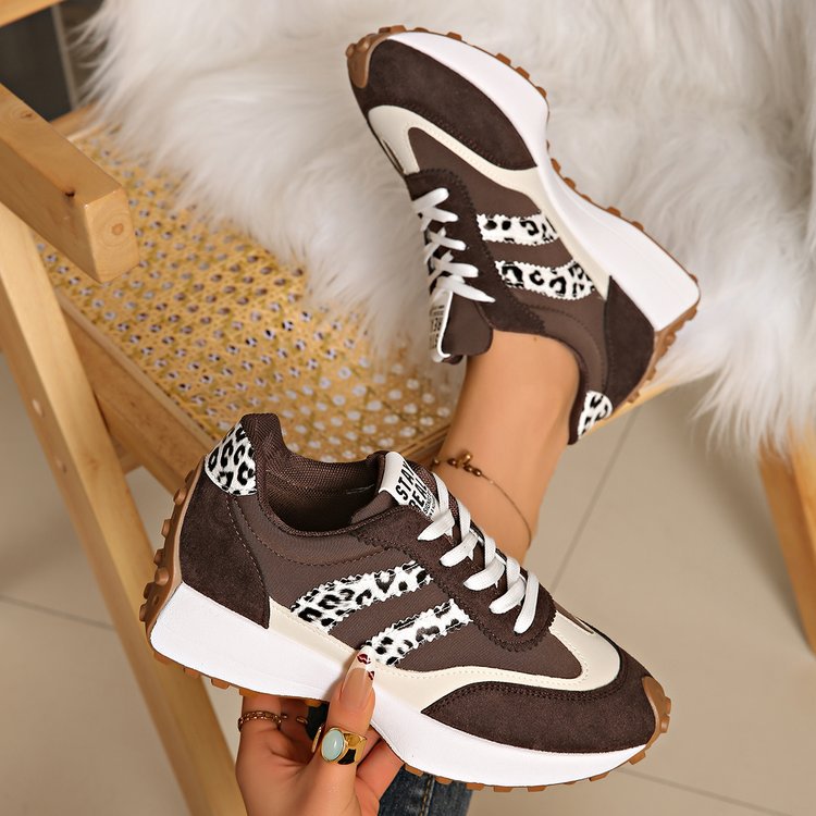 Women’s Modern Chunky-Soled Casual Shoes – Trendy Sports Sneakers