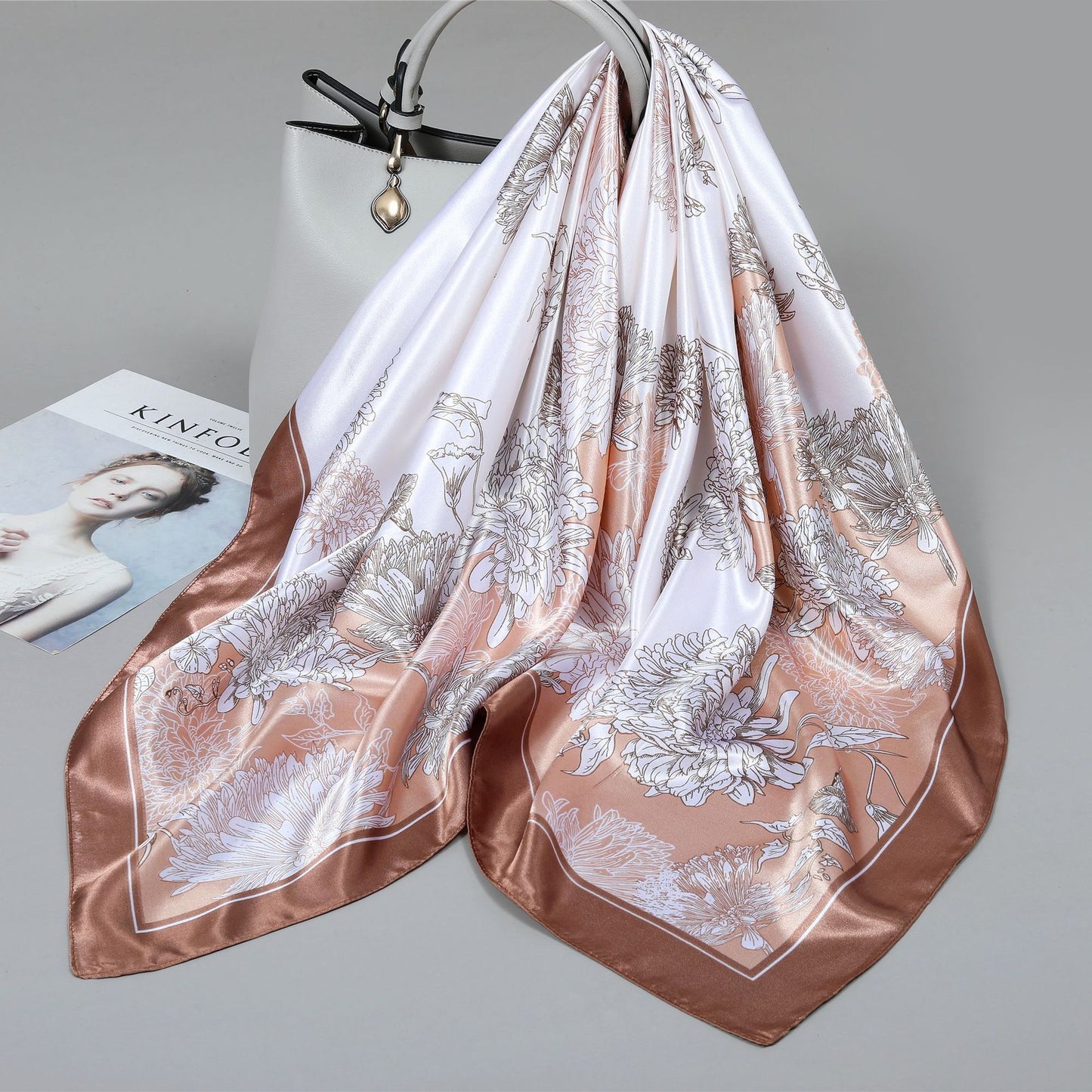 Women's Thin Scarf Shawl – Lightweight Spring Summer Fashion Wrap