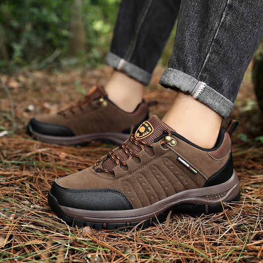 Unisex Outdoor Leather Hiking Shoes – Lightweight  Sports Wear