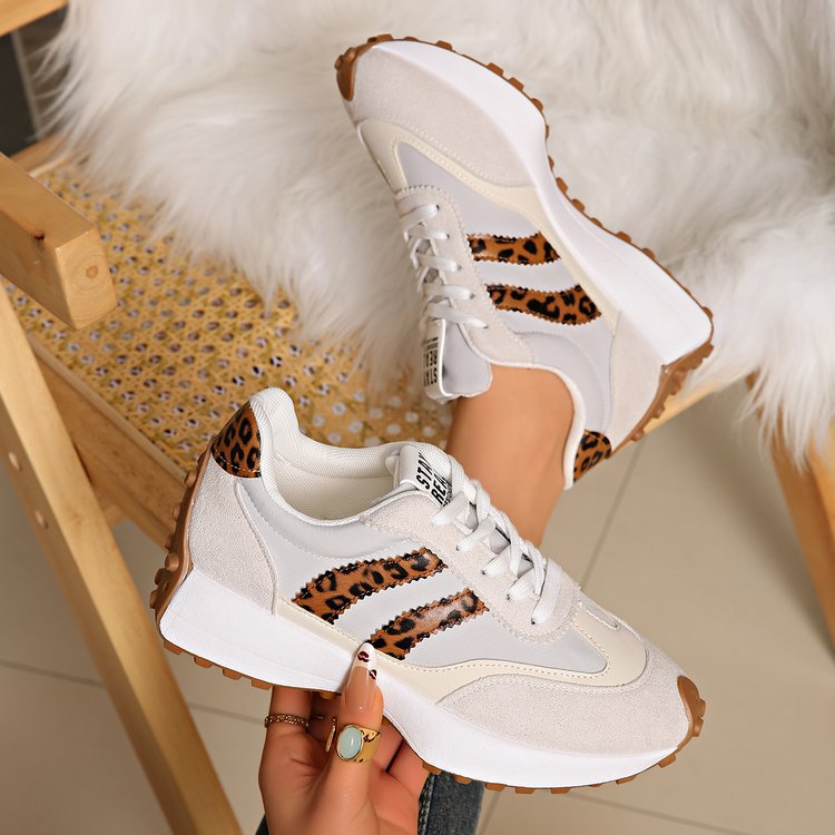 Women’s Modern Chunky-Soled Casual Shoes – Trendy Sports Sneakers