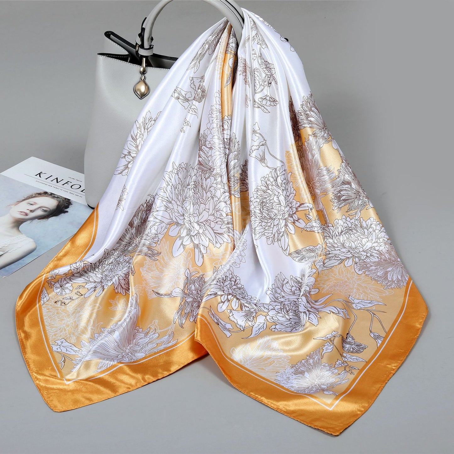 Women's Thin Scarf Shawl – Lightweight Spring Summer Fashion Wrap