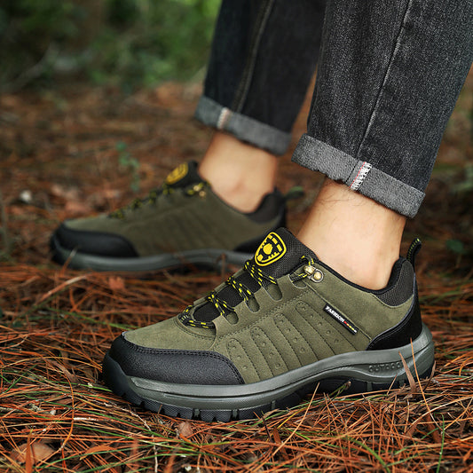 Unisex Outdoor Leather Hiking Shoes – Lightweight  Sports Wear